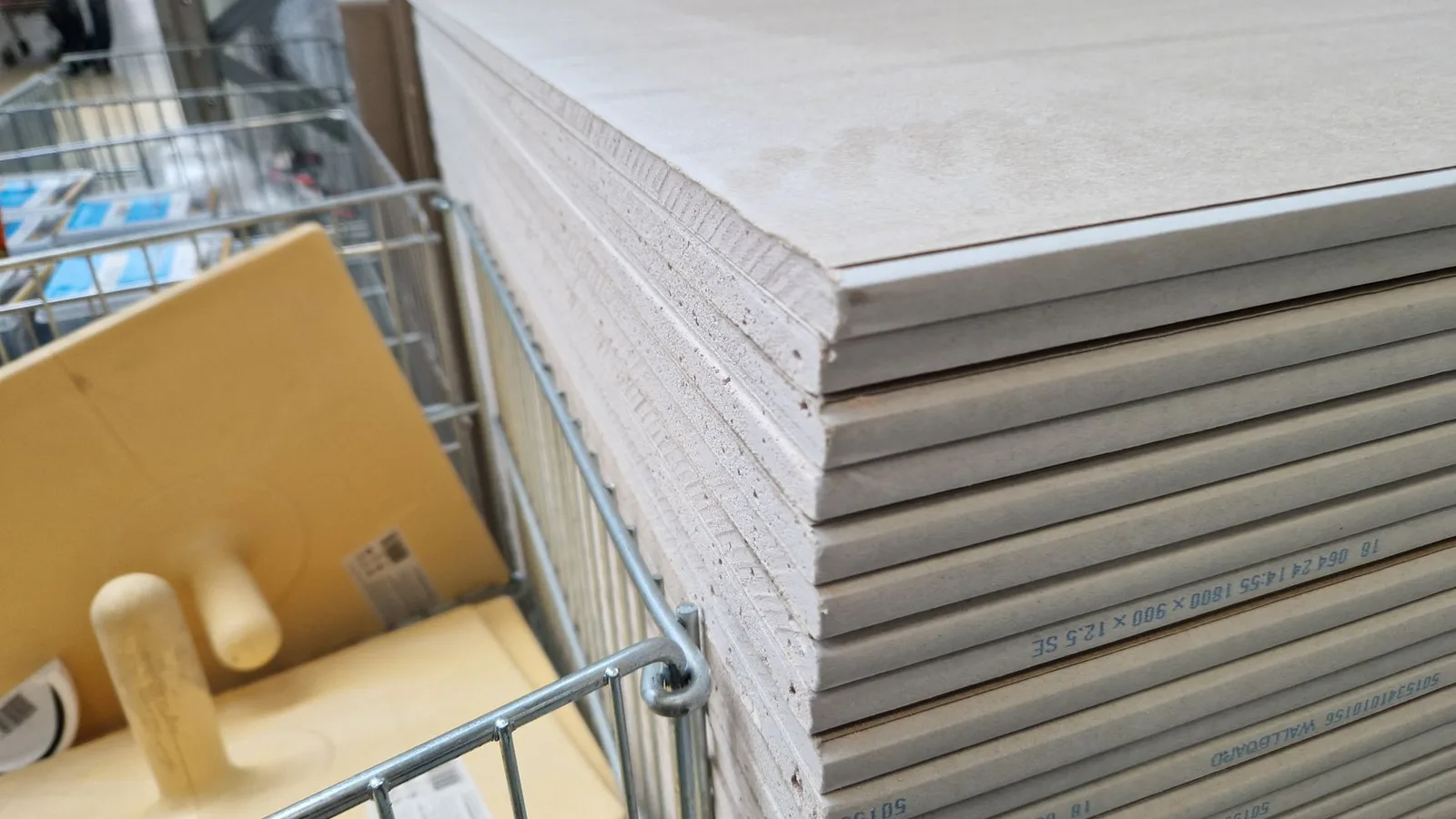 Interior partition wall installation and building renovation during a commercial fitout in New Zealand
