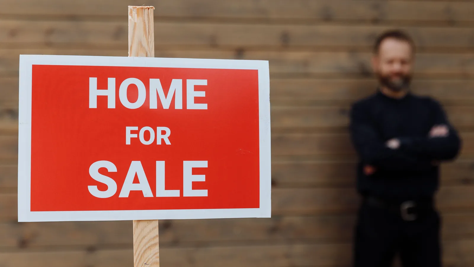 For sale sign outside a property, representing the residential and low-equity scenarios where a commercial mortgage refinance isn't the right fit