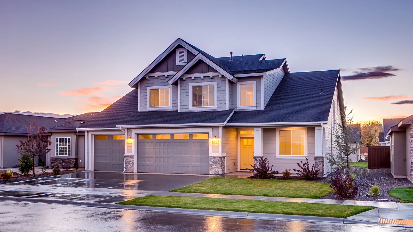 Suburban house exterior, the kind of lending most people compare a commercial property loan to