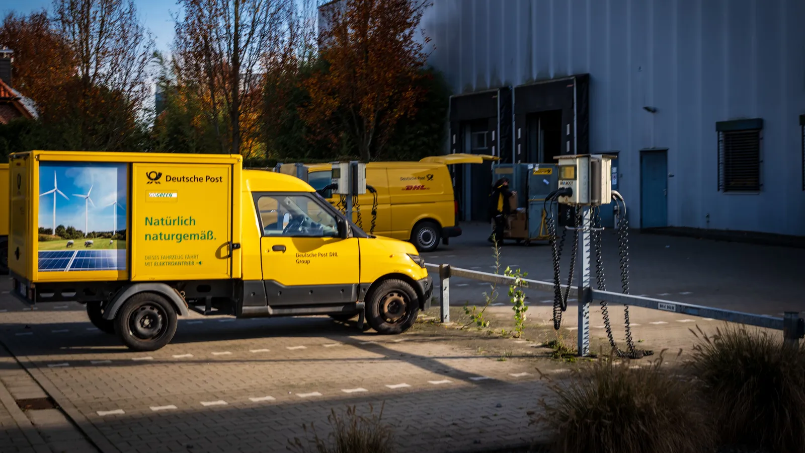 Electric delivery van used for business, the type of commercial EV funded through electric vehicle finance