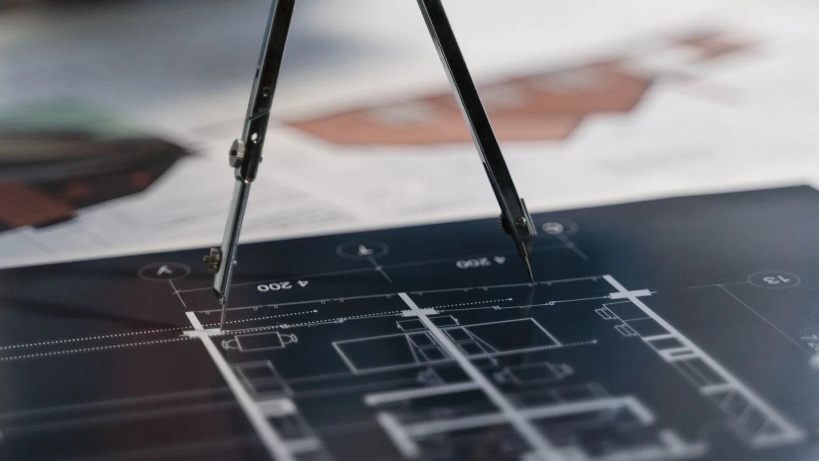 Architectural blueprints and project plans assessed by bank and non-bank property development lenders